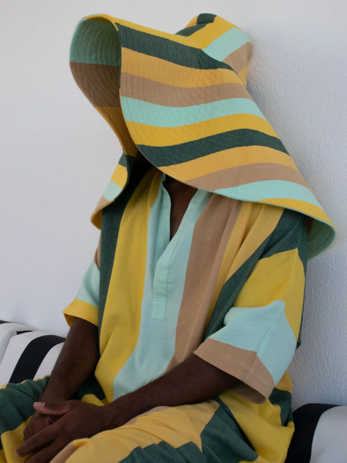 Marrakshi Life x Palm Heights Tropic Stripe Caftan