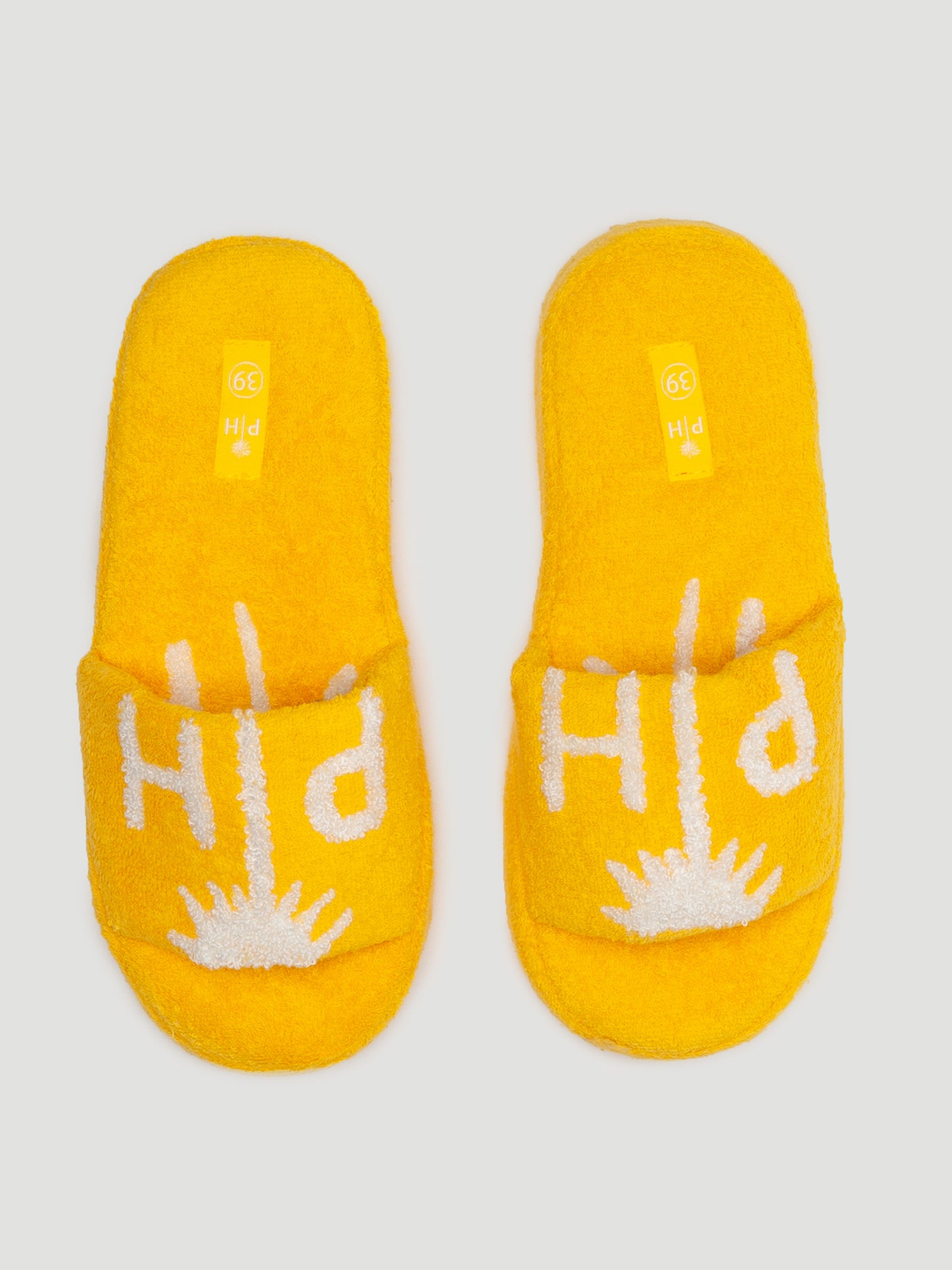 Palm Heights Terry Cloth Beach Slides