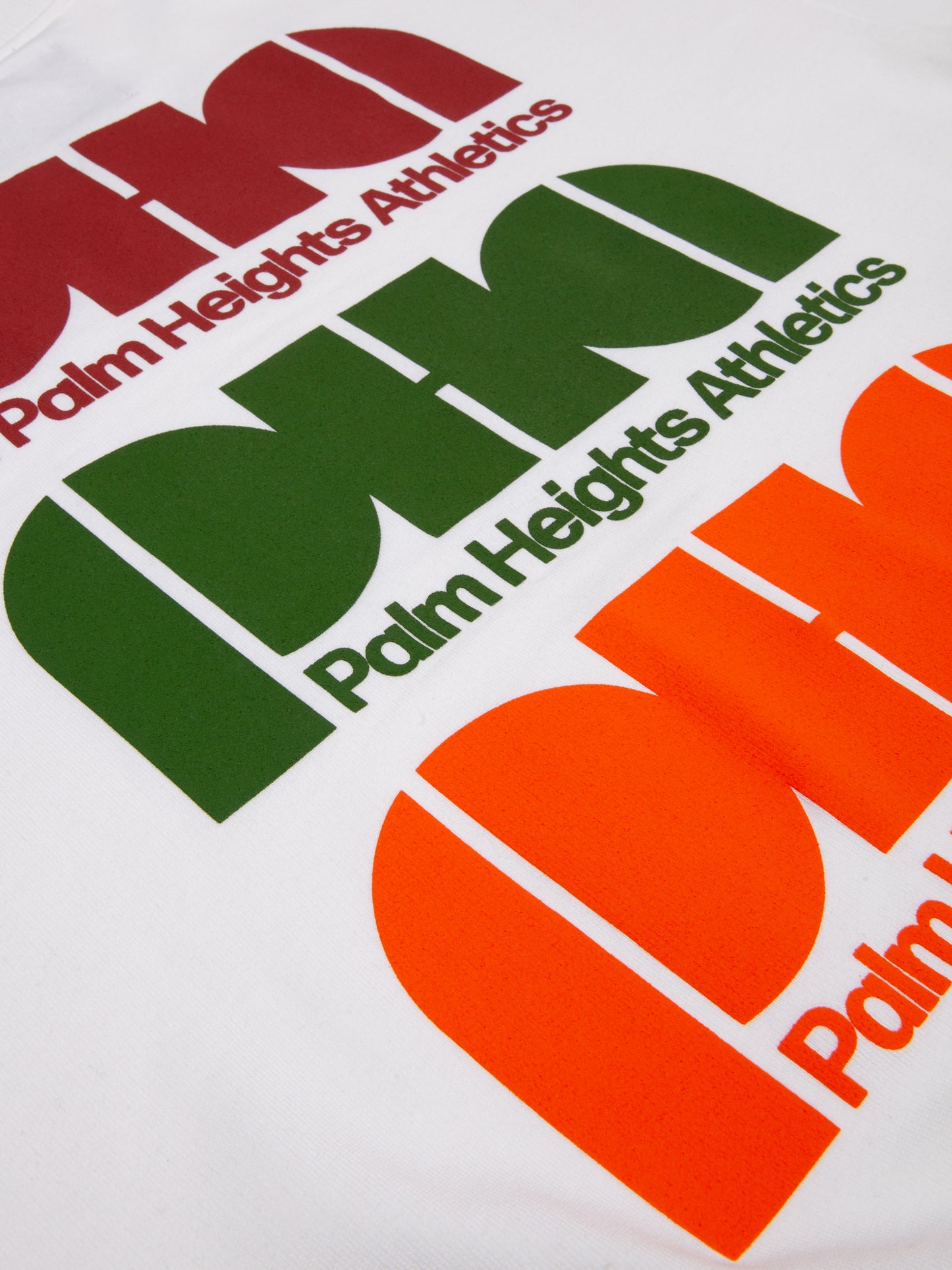 Palm Heights Athletics Tri-Color Crewneck Sweatshirt