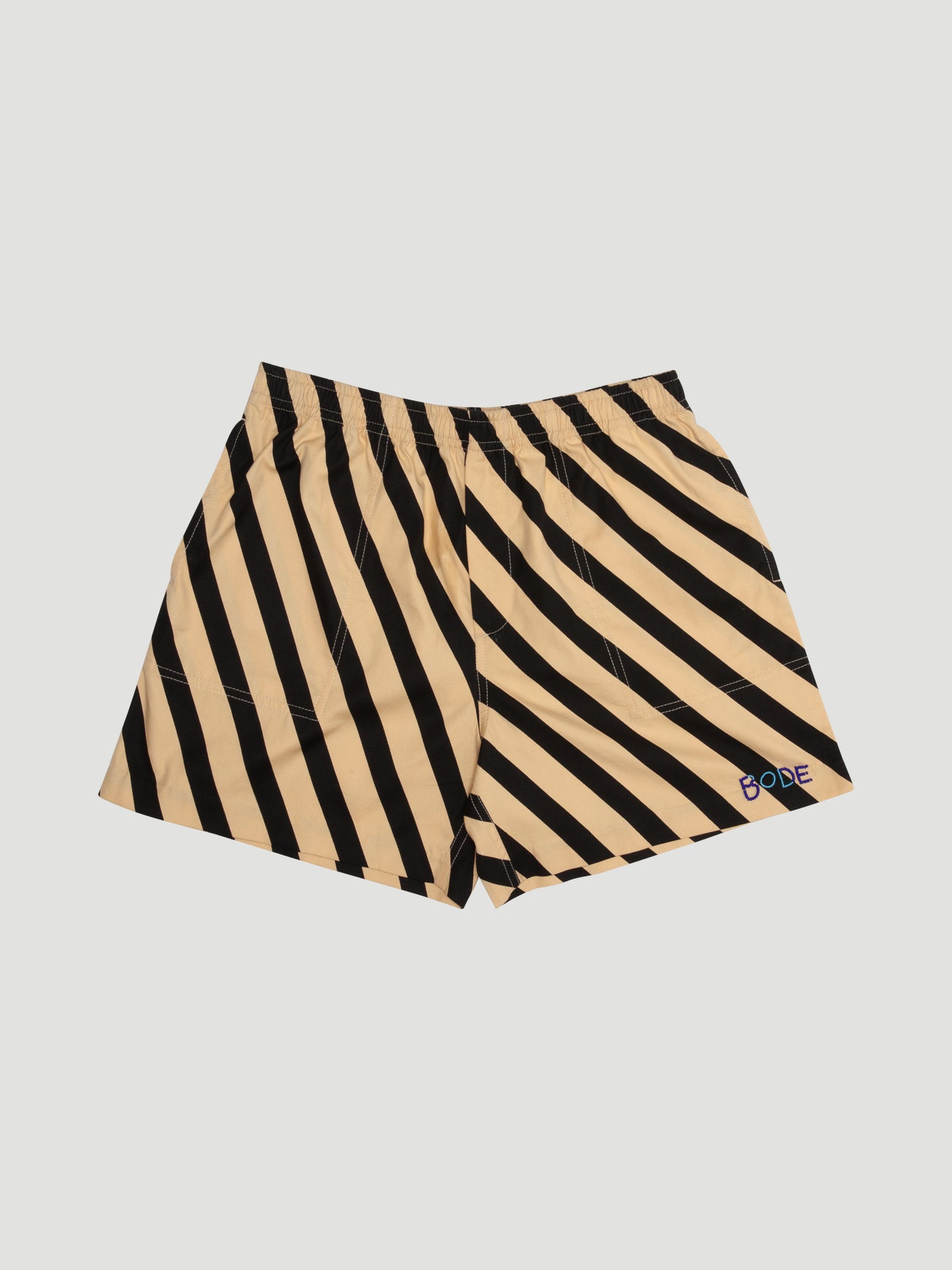 BODE Domino Stripe Shorts