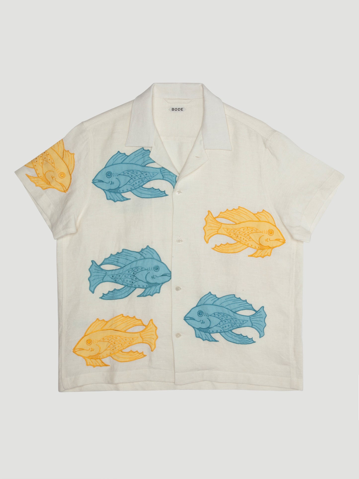 BODE Piscine Appliqué Short Sleeve Shirt