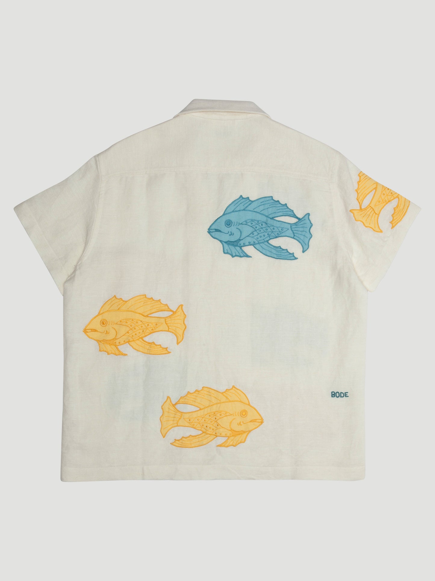 BODE Piscine Appliqué Short Sleeve Shirt