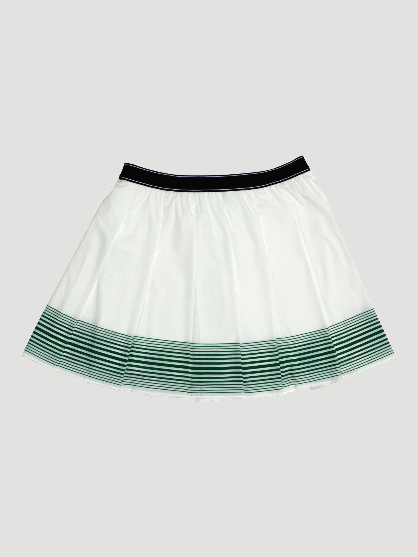 Casablanca Striped Pleated Skirt