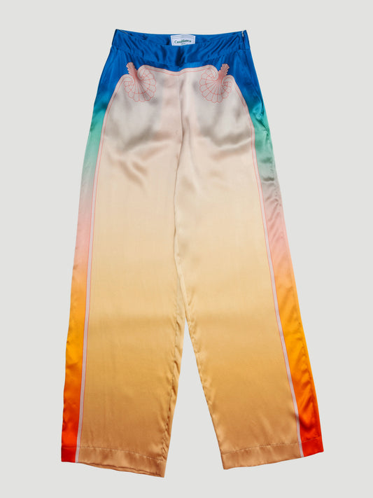 Casablanca L'Arc Coloré Silk Trousers