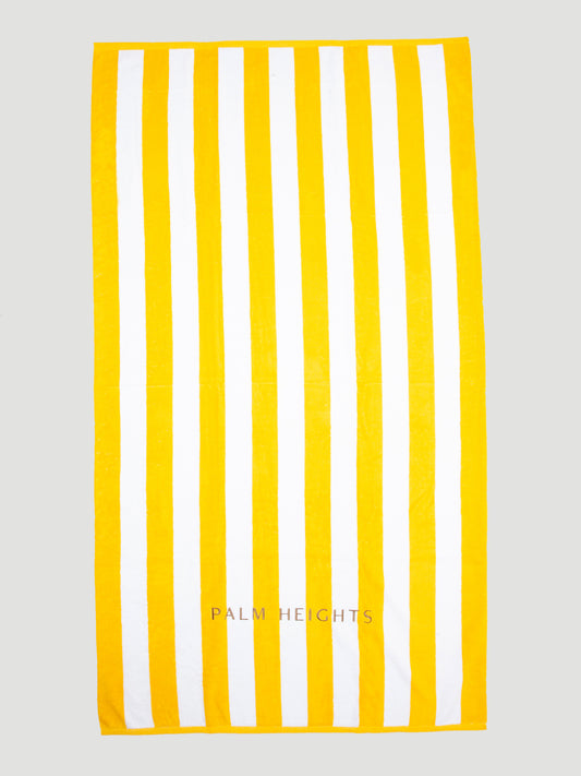 Palm Heights Signature Striped Towel