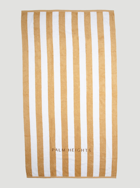 Palm Heights Signature Striped Towel