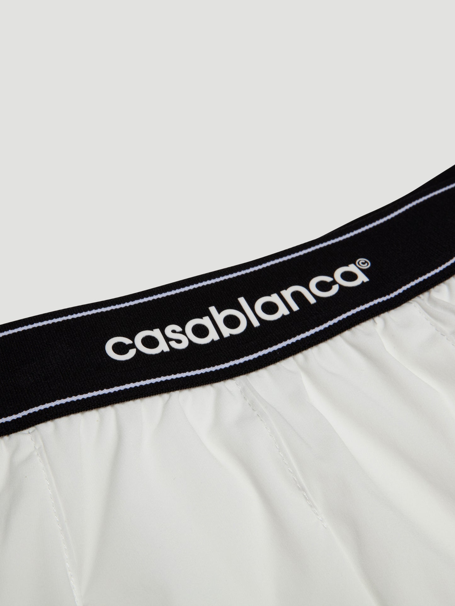 Casablanca Striped Pleated Skirt