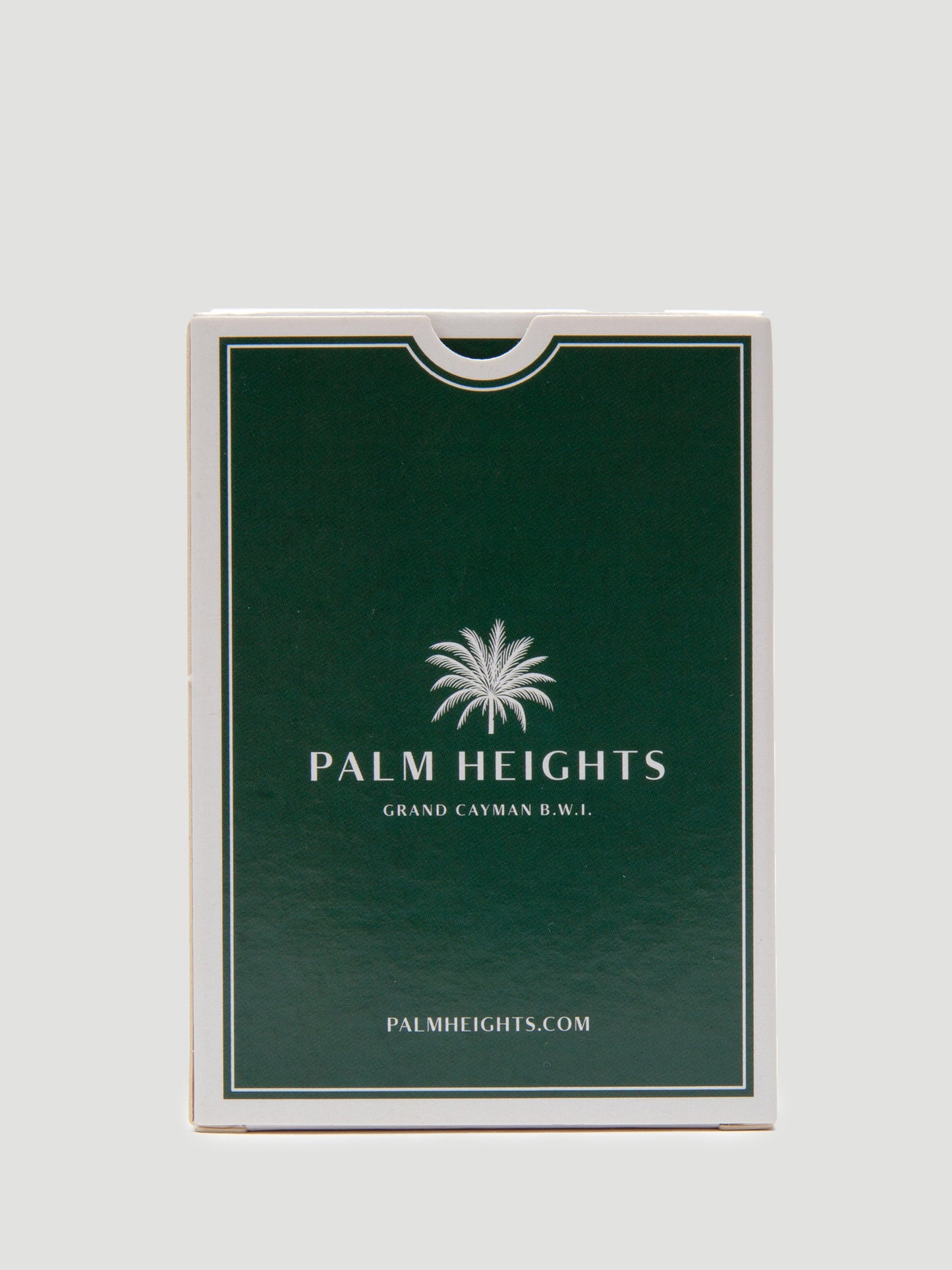 Palm Heights Playing Cards, Green