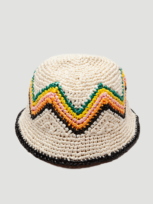 Casablanca Raffia Crochet Hat