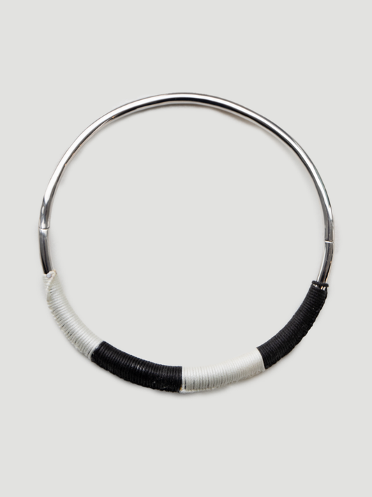 Charlotte Chesnais x Palm Heights Wave Necklace, Silver