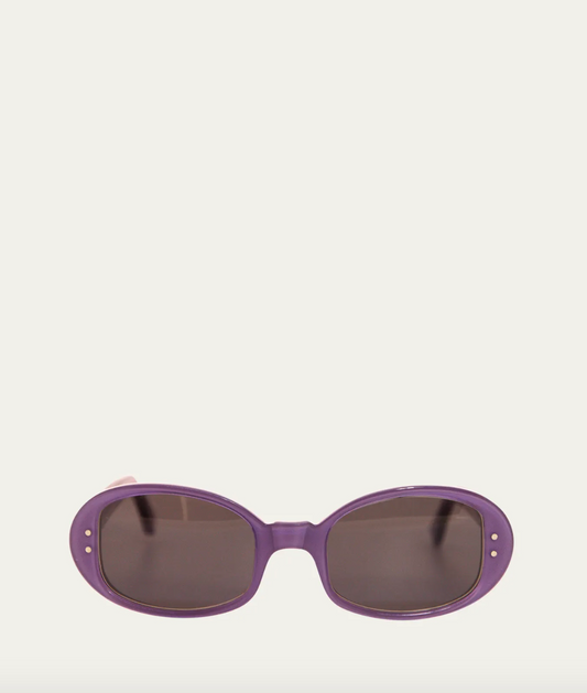 ZANKOV x Selima Optique Carolyn Oval Acetate Sunglasses