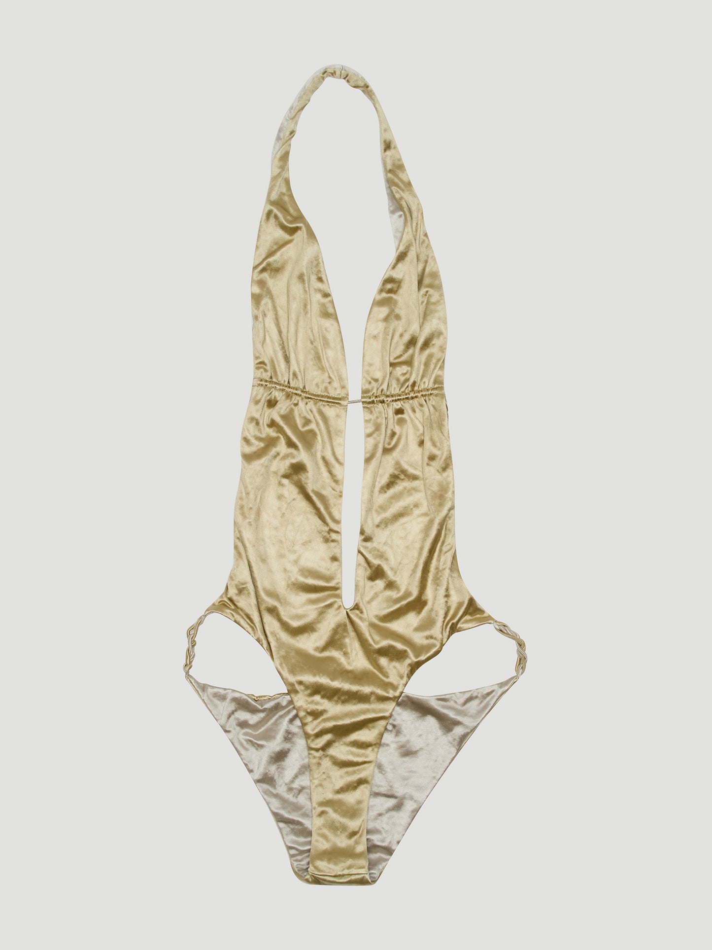 Isa Boulder Minimum Reversible Swimsuit In Gold