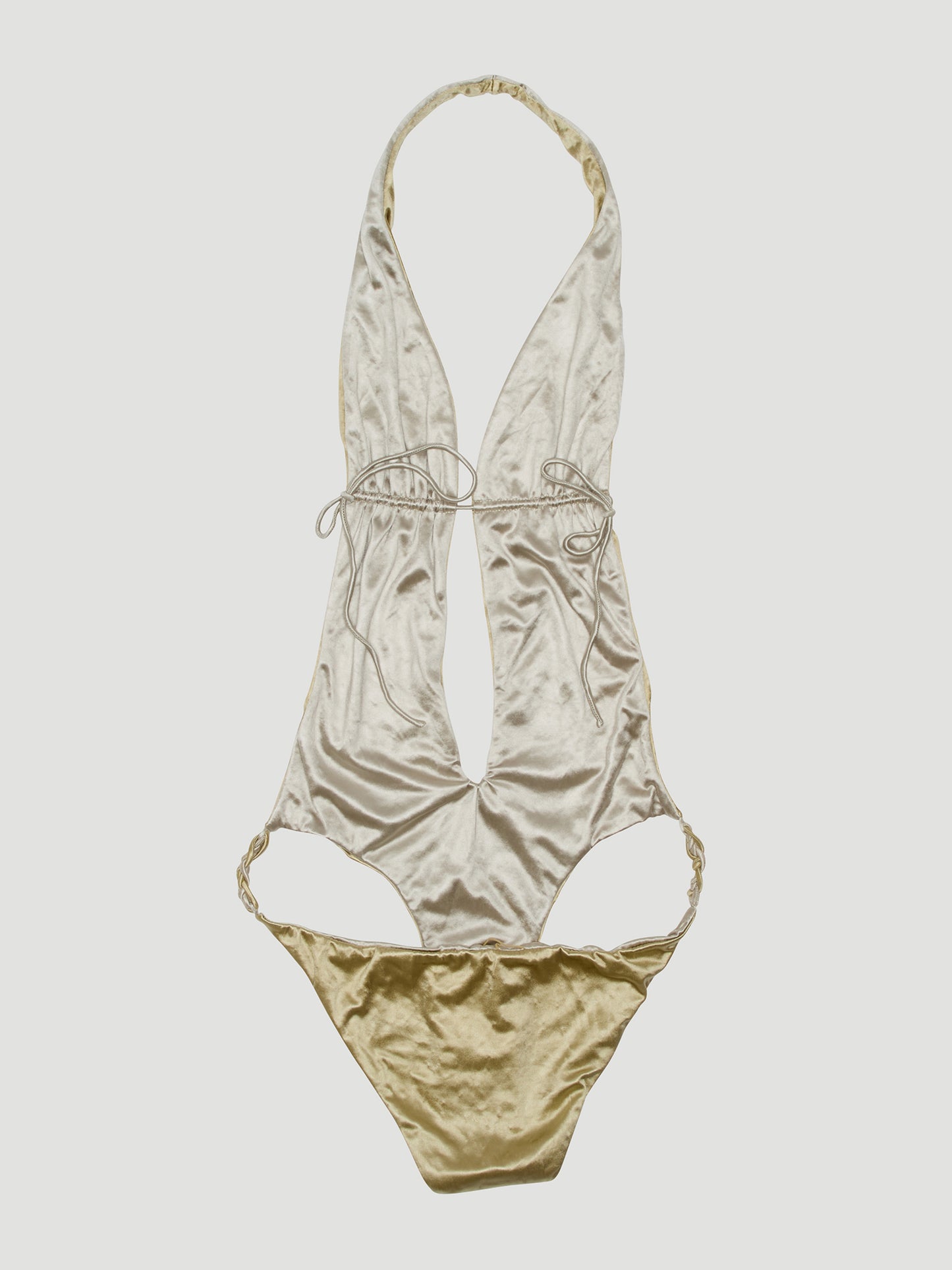 Isa Boulder Minimum Reversible Swimsuit In Gold